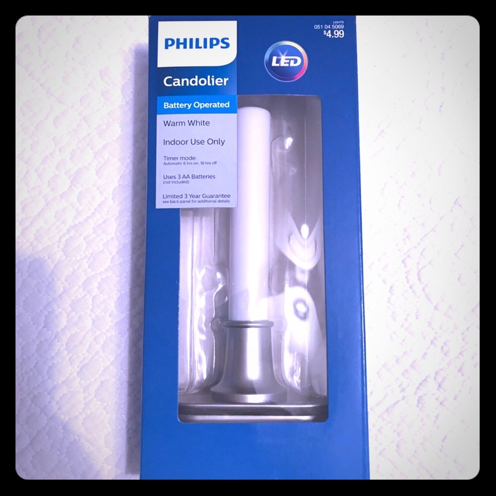 5 New in Box Window Candles